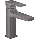 Hansgrohe - Metropol Single-Hole Faucet 110 with Lever Handle and Pop-Up Drain, 1.2 GPM in Brushed Black Chrome - Brushed Black Chrome
