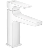 Hansgrohe - Metropol Single-Hole Faucet 110 with Lever Handle and Pop-Up Drain, 1.2 GPM in Matte White - Matte White