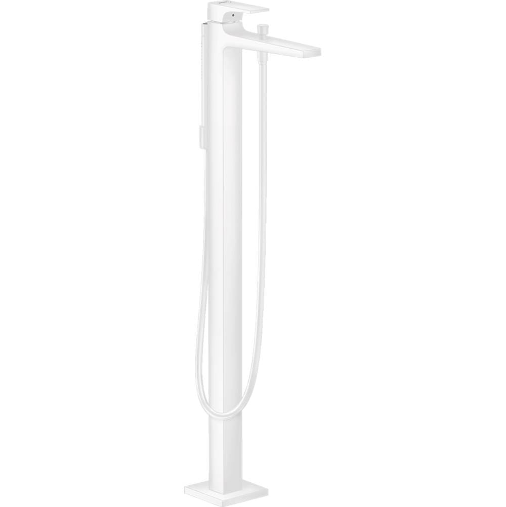 Hansgrohe - Metropol Freestanding Tub Filler Trim with Lever Handle and 1.75 GPM Handshower in Matte White - Matte White