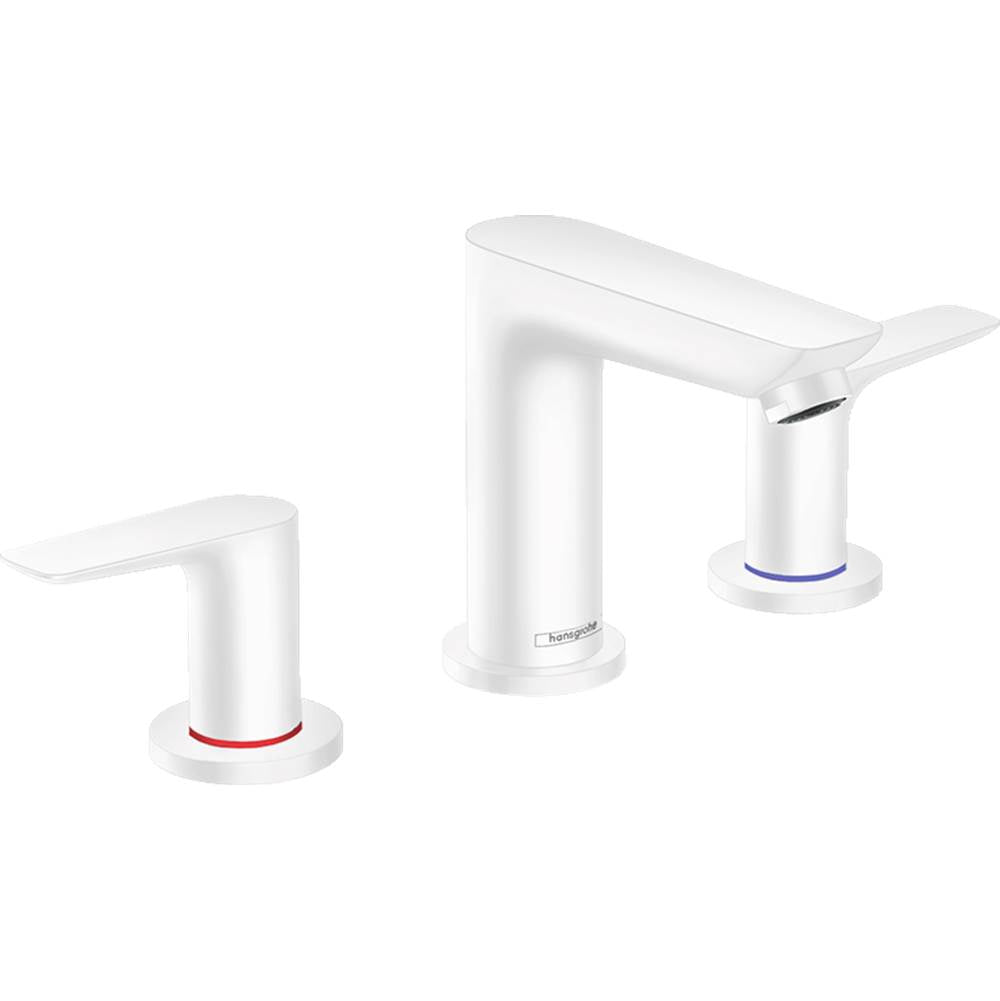 Hansgrohe - Talis E Widespread Faucet 150 with Pop-Up Drain, 1.2 GPM in Matte White - Matte White