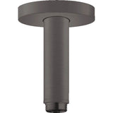 Hansgrohe - Raindance E Extension Pipe for Ceiling Mount in Brushed Black Chrome - Brushed Black Chrome
