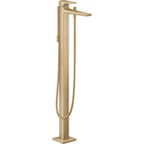 Hansgrohe - Metropol Freestanding Tub Filler Trim with Lever Handle and 1.75 GPM Handshower in Brushed Bronze - Brushed Bronze