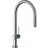 Hansgrohe - Talis N HighArc Kitchen Faucet, O-Style 2-Spray Pull-Down, 1.75 GPM in Chrome - Chrome