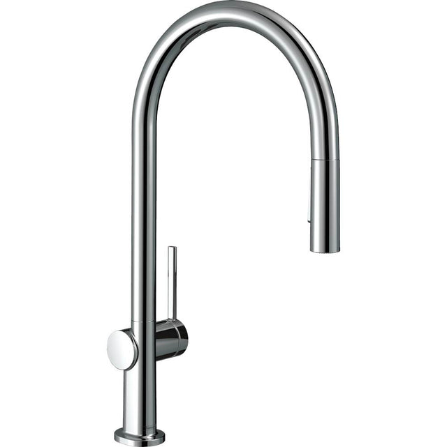 Hansgrohe - Talis N HighArc Kitchen Faucet, O-Style 2-Spray Pull-Down, 1.75 GPM in Chrome - Chrome
