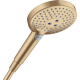 Hansgrohe - Raindance Select S Handshower 120 3-Jet PowderRain, 1.75 GPM in Brushed Bronze - Brushed Bronze