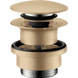 Hansgrohe - Push-Open Sink Drain in Brushed Bronze - Brushed Bronze