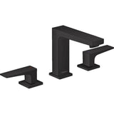 Hansgrohe - Metropol Widespread Faucet 110 with Lever Handles and Pop-Up Drain, 1.2 GPM in Matte Black - Matte Black