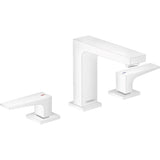 Hansgrohe - Metropol Widespread Faucet 110 with Lever Handles and Pop-Up Drain, 1.2 GPM in Matte White - Matte White