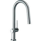 Hansgrohe - Talis N HighArc Kitchen Faucet, A-Style 2-Spray Pull-Down, 1.75 GPM in Chrome - Chrome