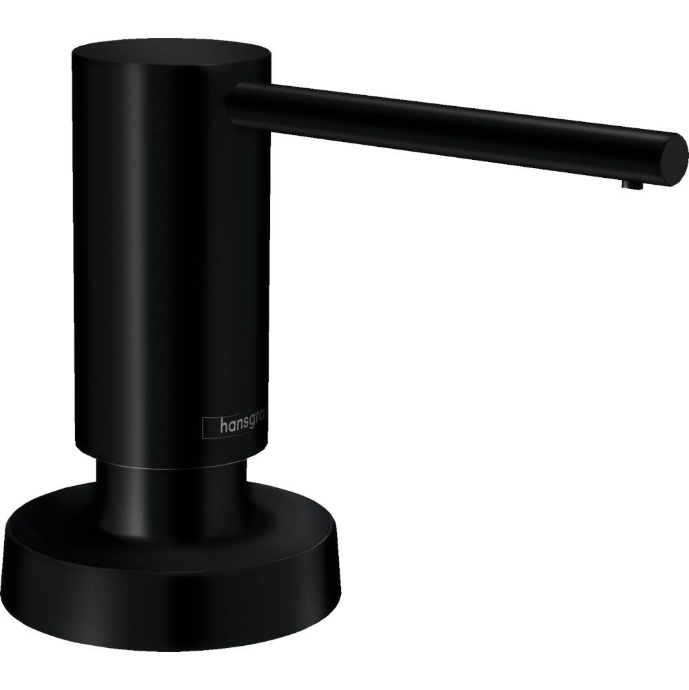 Hansgrohe - Modern Soap Dispenser in Matte Black - Matte Black