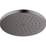 Hansgrohe - Raindance S Showerhead 180 1-Jet PowderRain, 1.75 GPM in Brushed Black Chrome - Brushed Black Chrome