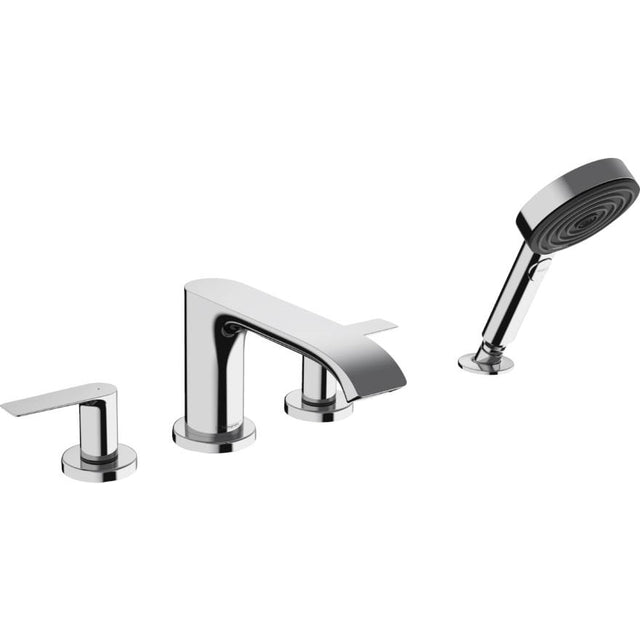 Hansgrohe - Vivenis 4-Hole Roman Tub Set Trim with 1.75 GPM Handshower in Chrome - Chrome