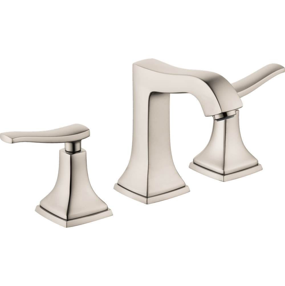 Hansgrohe - Metropol Classic Widespread Faucet 110 with Lever Handles and Pop-Up Drain, 1.2 GPM in Brushed Nickel - Brushed Nickel
