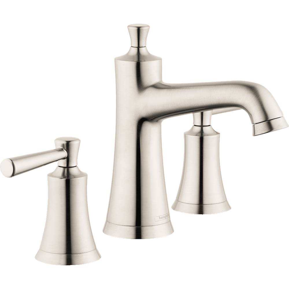 Hansgrohe - Joleena Widespread Faucet 100 with Pop-Up Drain, 1.2 GPM in Brushed Nickel - Brushed Nickel