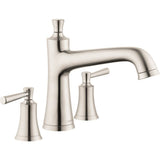 Hansgrohe - Joleena 3-Hole Roman Tub Set Trim in Brushed Nickel - Brushed Nickel