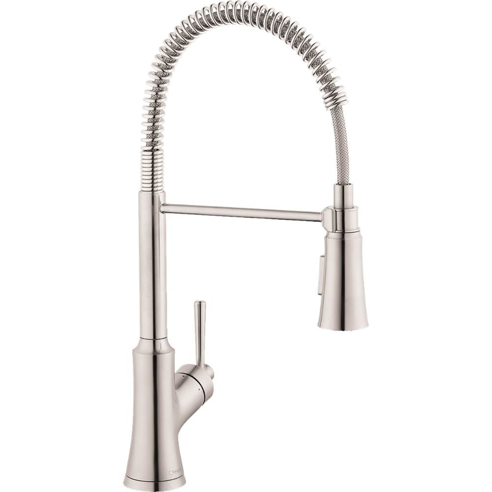 Hansgrohe - Joleena Semi-Pro Kitchen Faucet, 2-Spray, 1.75 GPM in Steel Optic - Steel Optic
