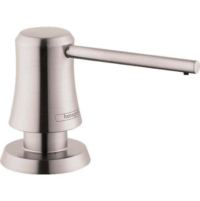 Hansgrohe - Transitional Soap Dispenser in Steel Optic - Steel Optic