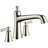 Hansgrohe - Joleena 3-Hole Roman Tub Set Trim in Polished Nickel - Polished Nickel