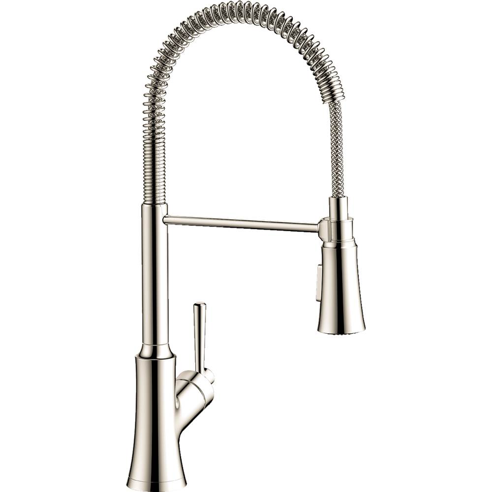 Hansgrohe - Joleena Semi-Pro Kitchen Faucet, 2-Spray, 1.75 GPM in Polished Nickel - Polished Nickel