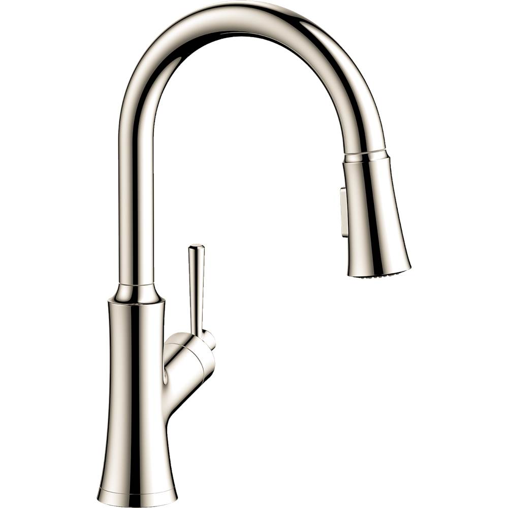 Hansgrohe - Joleena HighArc Kitchen Faucet, 2-Spray Pull-Down, 1.75 GPM in Polished Nickel - Polished Nickel