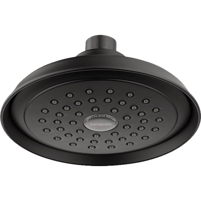 Hansgrohe - Joleena Showerhead 150 1-Jet, 1.75 GPM in Matte Black - Matte Black