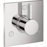 Hansgrohe - Ecostat Diverter Trim Square Trio/Quattro in Brushed Nickel - Brushed Nickel