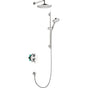 Hansgrohe - Raindance S Thermostatic Showerhead/Wallbar Set with Rough, 2.5 GPM in Chrome - Chrome