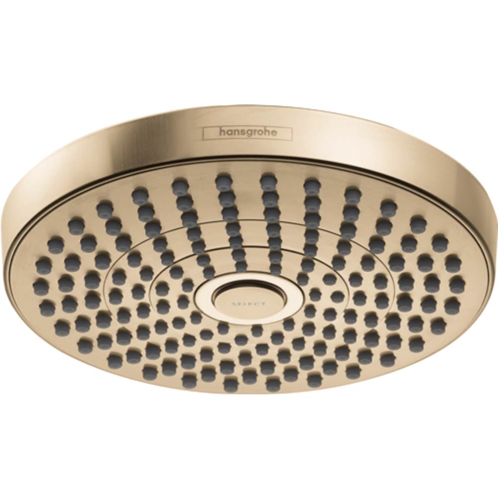 Hansgrohe - Croma Select S Showerhead 180 2-Jet, 1.8 GPM in Brushed Bronze - Brushed Bronze