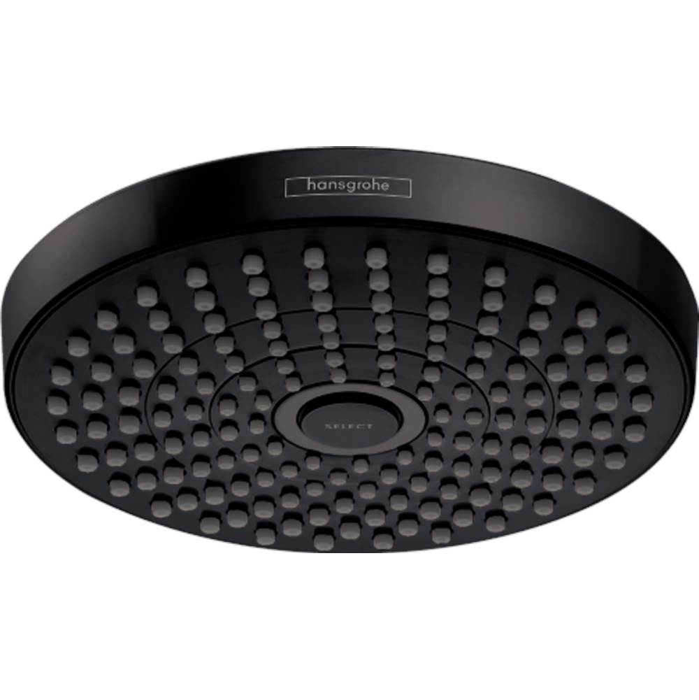 Hansgrohe - Croma Select S Showerhead 180 2-Jet, 1.8 GPM in Matte Black - Matte Black