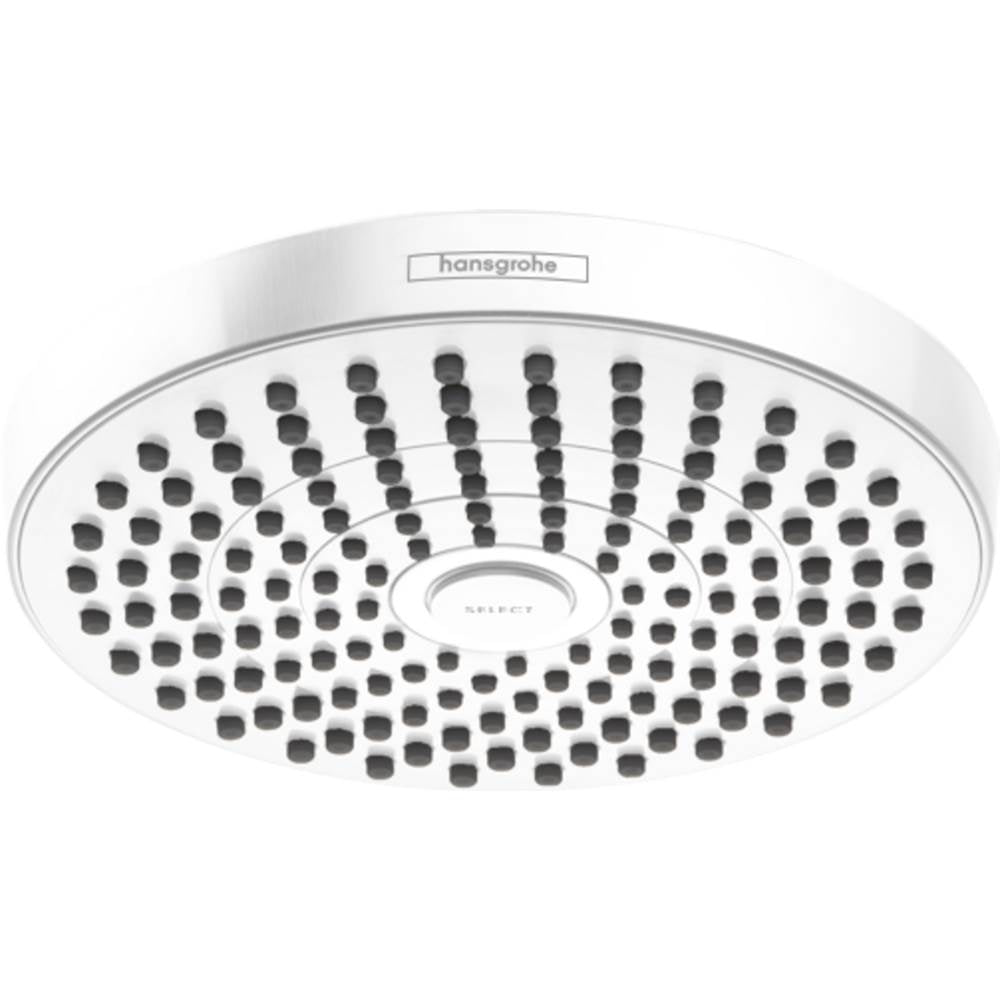 Hansgrohe - Croma Select S Showerhead 180 2-Jet, 1.8 GPM in Matte White - Matte White