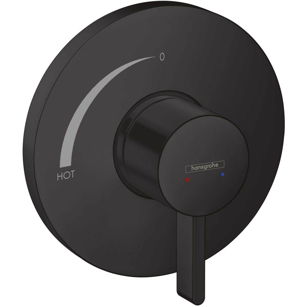 Hansgrohe - Ecostat S Pressure Balance Trim in Matte Black - Matte Black