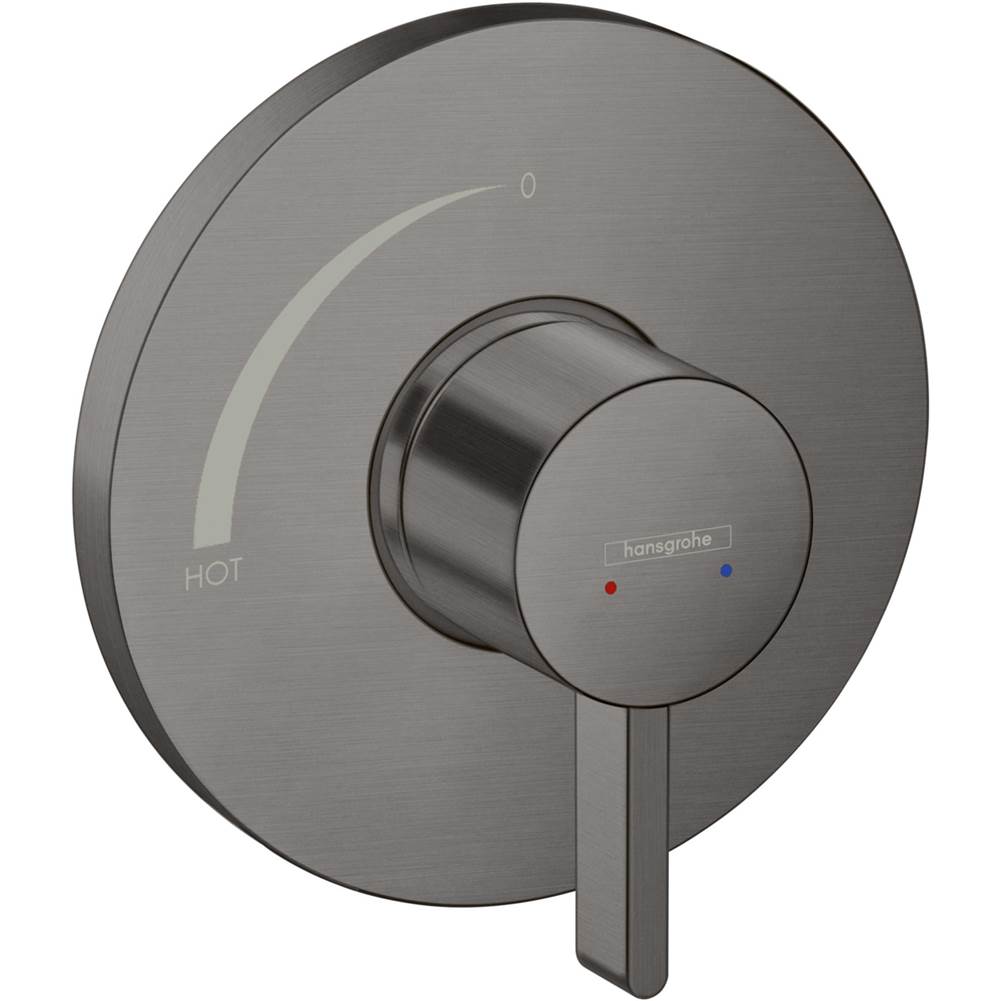 Hansgrohe - Ecostat S Pressure Balance Trim in Brushed Black Chrome - Brushed Black Chrome