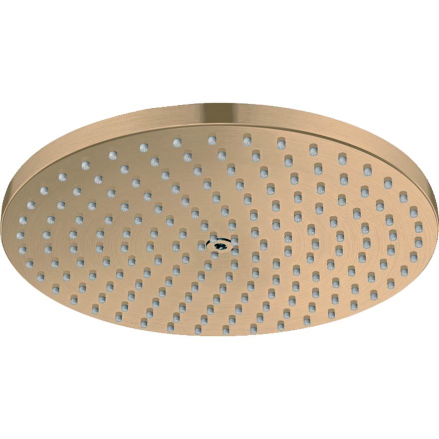 Hansgrohe - Raindance S Showerhead 240 1-Jet PowderRain, 2.5 GPM in Brushed Bronze - Brushed Bronze