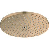 Hansgrohe - Raindance S Showerhead 240 1-Jet PowderRain, 2.5 GPM in Brushed Bronze - Brushed Bronze