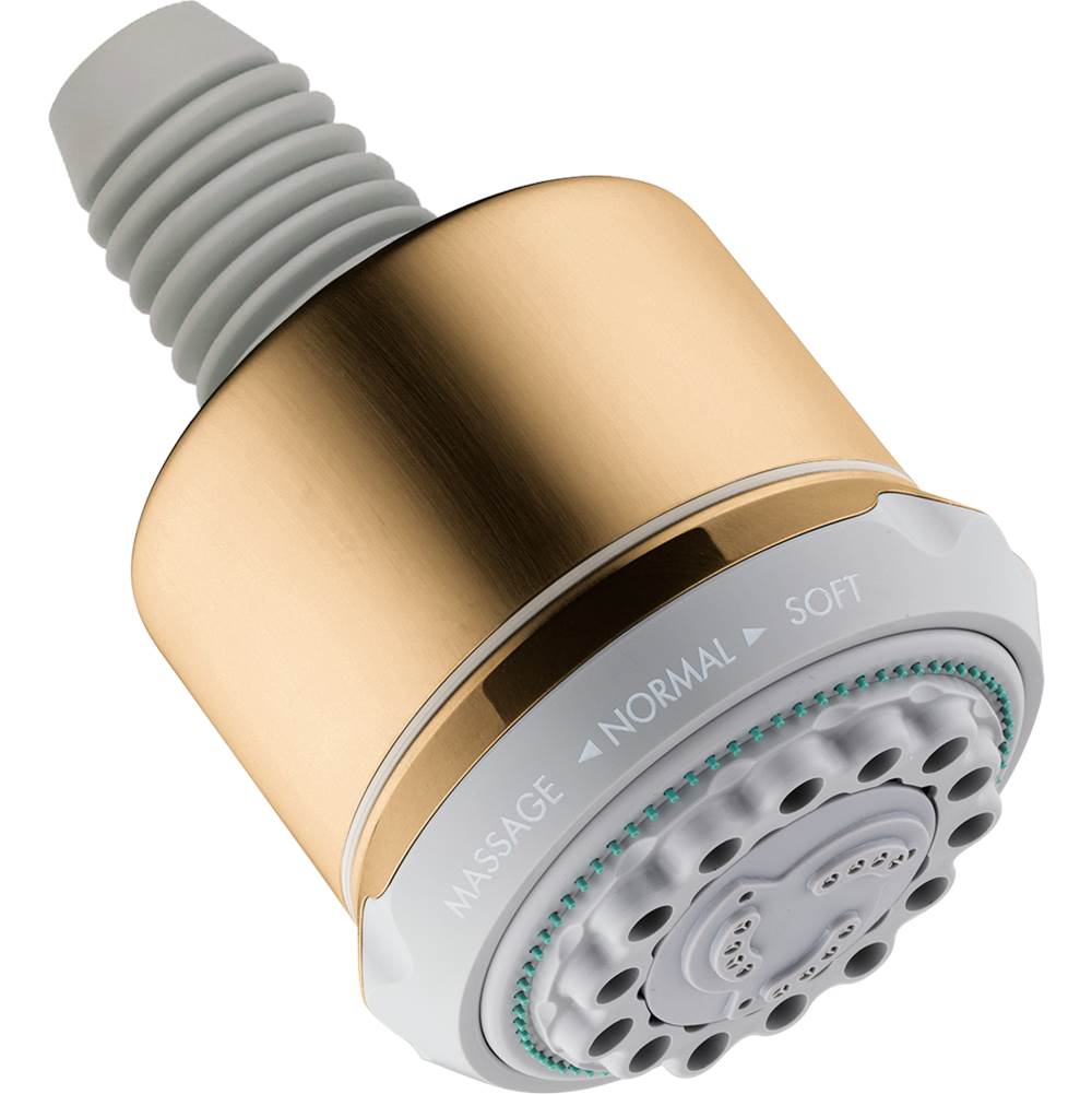 Hansgrohe - Clubmaster Showerhead 3-Jet, 2.5 GPM in Brushed Bronze - Brushed Bronze