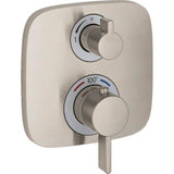 Hansgrohe - Ecostat E Thermostatic Trim with Volume Control in Brushed Nickel - Brushed Nickel