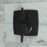 Hansgrohe - Ecostat Classic Pressure Balance Trim Classic Square with Diverter in Rubbed Bronze - Rubbed Bronze