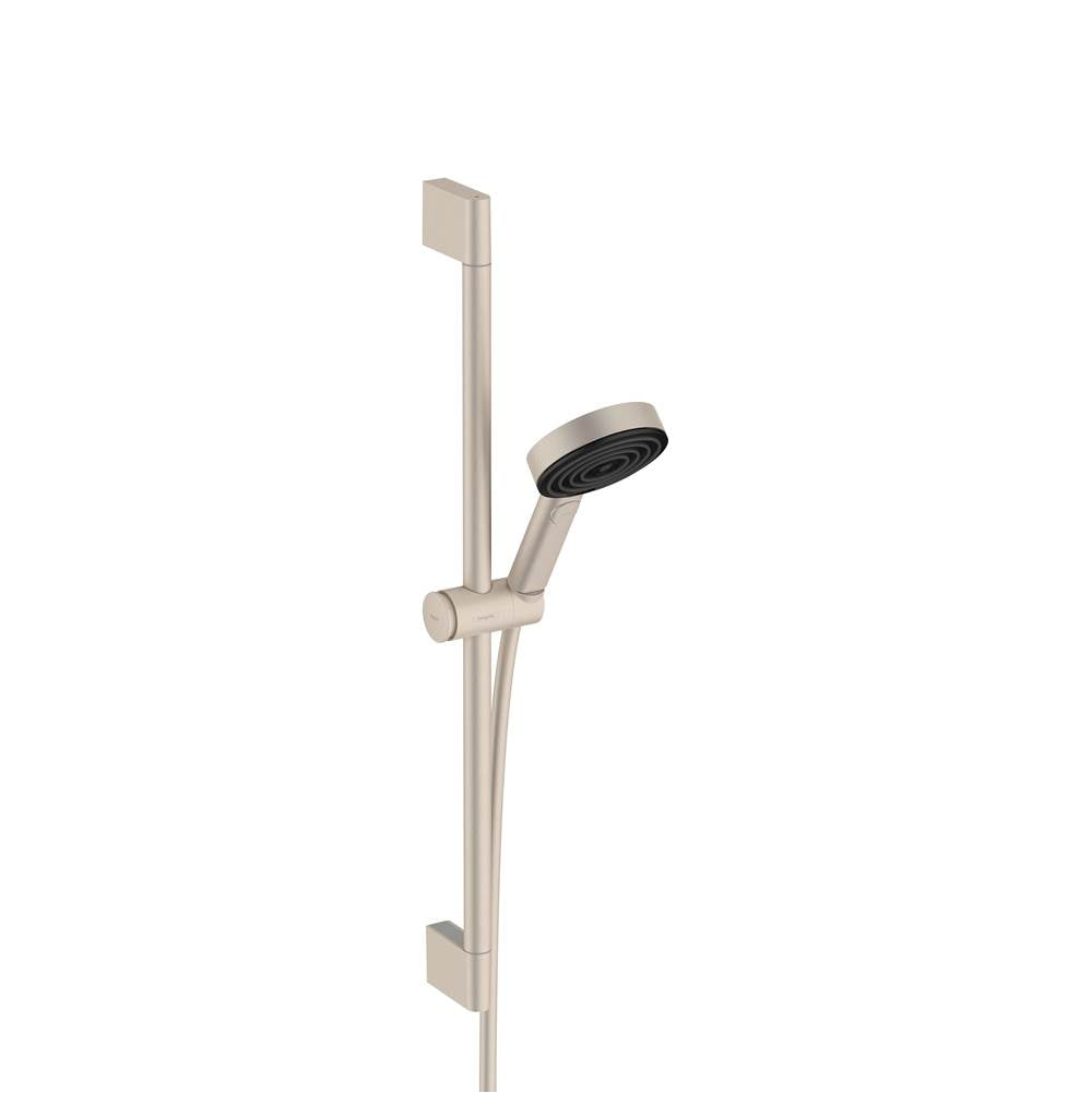 Hansgrohe - Pulsify S Wallbar Set 105 Select 3-Jet 24'', 1.75 GPM in Brushed Nickel - Brushed Nickel