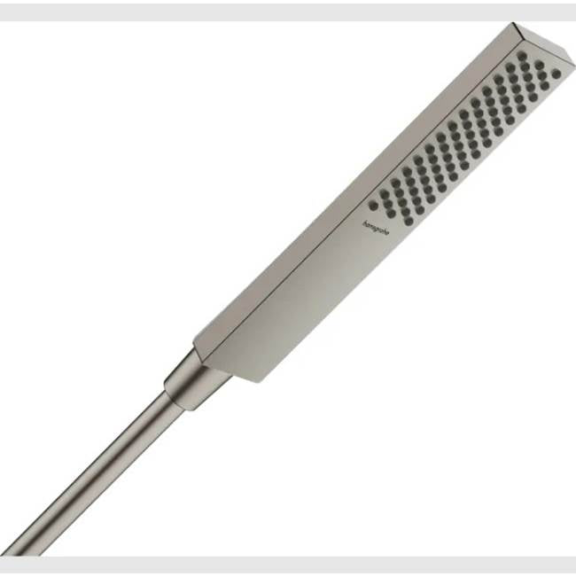 Hansgrohe - Pulsify E Baton Handshower 100 1-Jet, 1.75 GPM in Brushed Nickel - Brushed Nickel