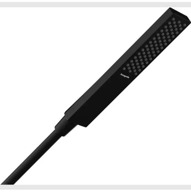 Hansgrohe - Pulsify E Baton Handshower 100 1-Jet, 2.5 GPM in Matte Black - Matte Black