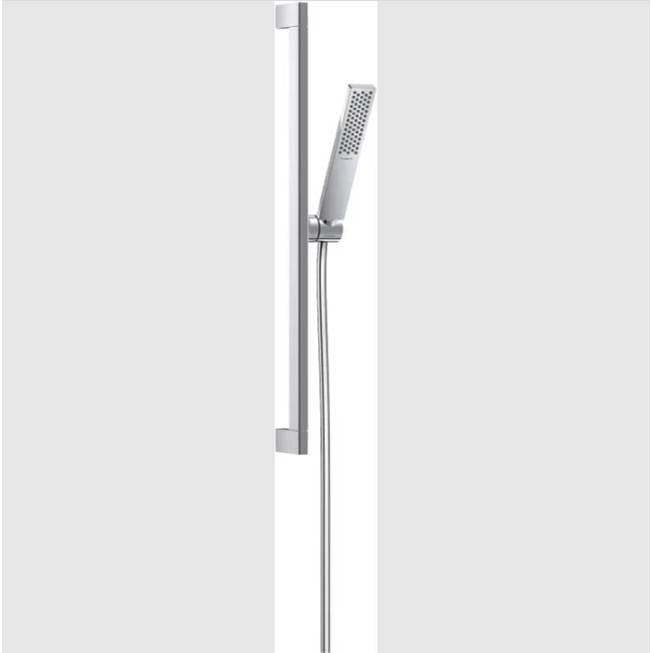 Hansgrohe - Pulsify E Wallbar Set 100 1-Jet 24'', 2.5 GPM in Chrome - Chrome