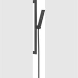 Hansgrohe - Pulsify E Wallbar Set 100 1-Jet 24'', 2.5 GPM in Matte Black - Matte Black
