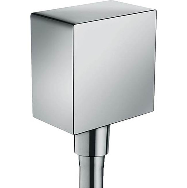 Hansgrohe - FixFit Wall Outlet Square with Check Valves in Chrome - Chrome