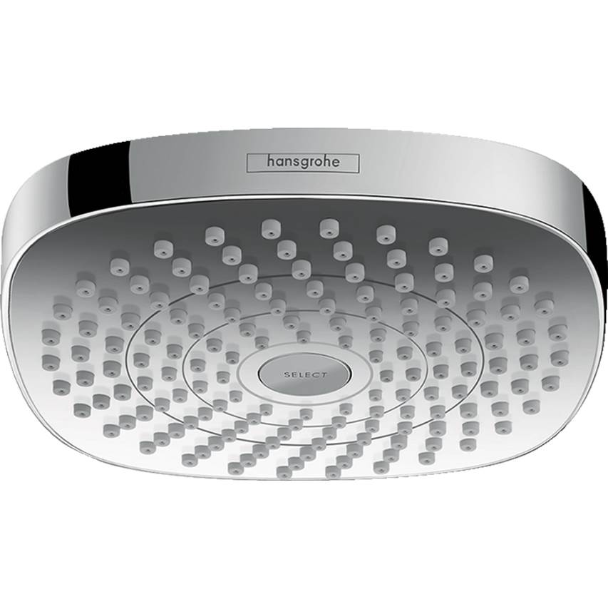 Hansgrohe - Croma Select E Showerhead 180 2-Jet, 1.5 GPM in Chrome - Chrome