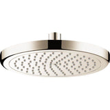 Hansgrohe - Croma Showerhead 220 1-Jet, 1.75 GPM in Brushed Nickel - Brushed Nickel