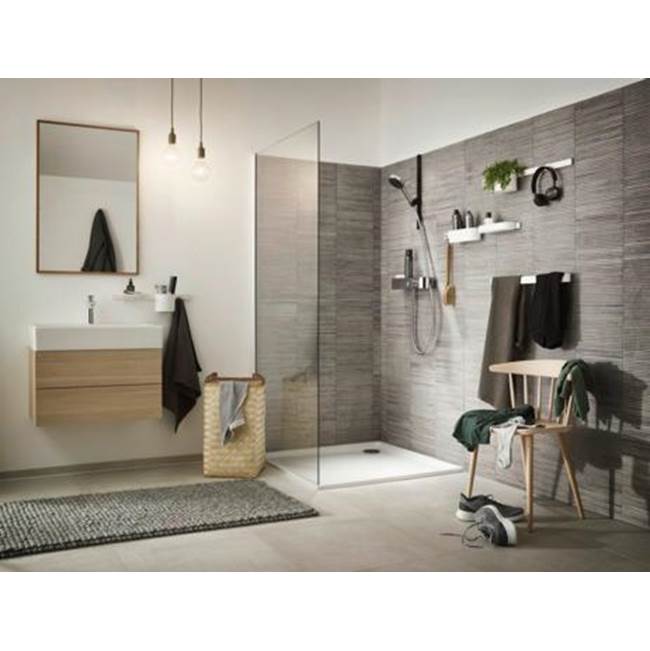WallStoris Wall Bar, 20'' in Matte Black