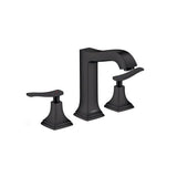 Hansgrohe - Metropol Classic Widespread Faucet 160 with Lever Handles and Pop-Up Drain, 1.2 GPM in Matte Black - Matte Black