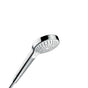 Hansgrohe - Croma Select S Handshower 110 3-Jet, 1.75 GPM in White / Chrome - White With Chrome