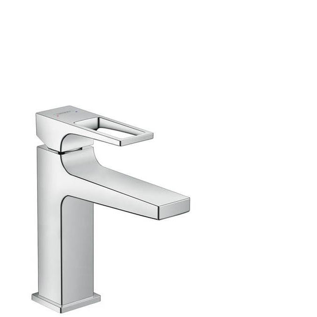 Hansgrohe - Metropol Single-Hole Faucet 110 with Loop Handle and Pop-Up Drain, 1.2 GPM in Chrome - Chrome