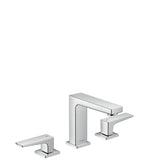Hansgrohe - Metropol Widespread Faucet 110 with Lever Handles and Pop-Up Drain, 1.2 GPM in Chrome - Chrome